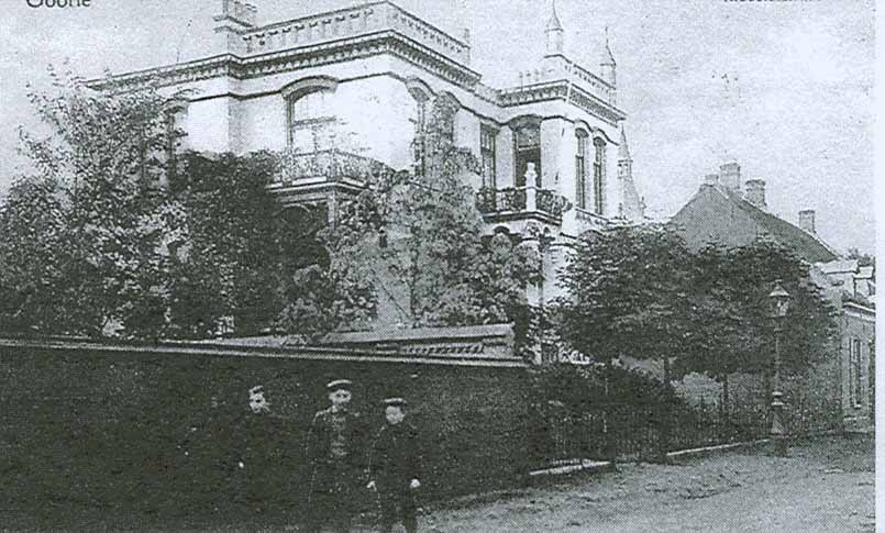 1914 - Villa van Pierre van de Lisdonk, aan de Kloosterstraat in Goirle